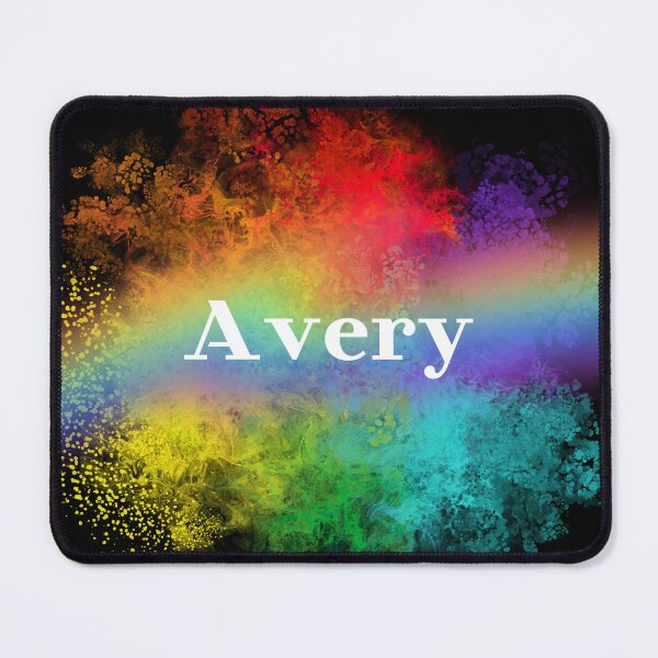 Item preview, Avery | Avery Pride Rainbow Name | LGBTQIA+ Pride Color designed and sold by ShroomMagic.