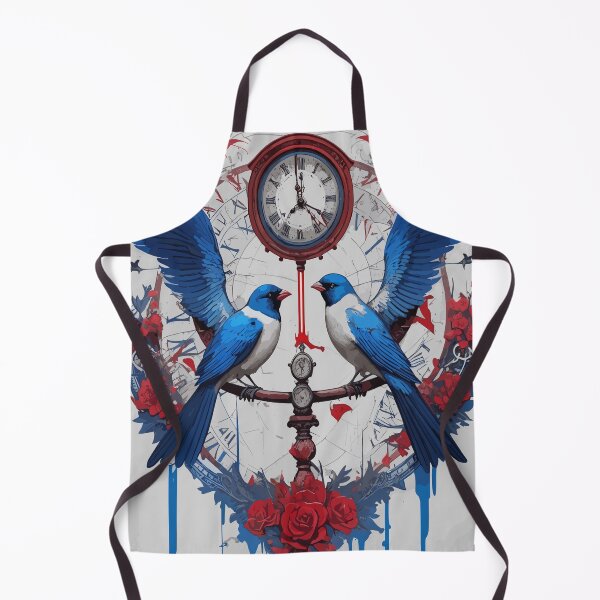 Item preview, Time's Embrace: Birds and Clock designed and sold by AFUNARTZ.