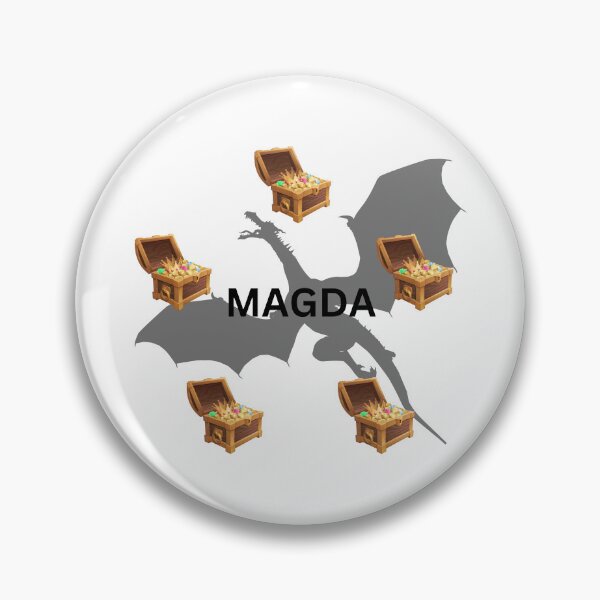 Item preview, Copy of Magda - Black dragon - Colored treasures designed and sold by Alan Bragalini.