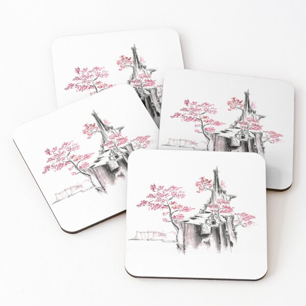 Item preview, oriental landscape designed and sold by NHBart.