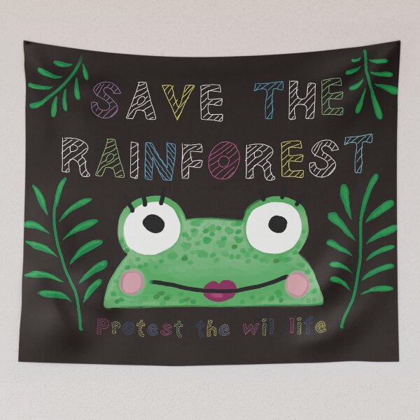 Item preview, SAVE the rainforest designed and sold by Malvamalu.