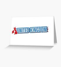 United Kingdom Greeting Card