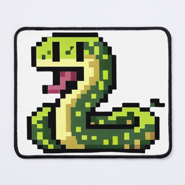 Item preview, Happy snake pixel art designed and sold by PexelBoi.