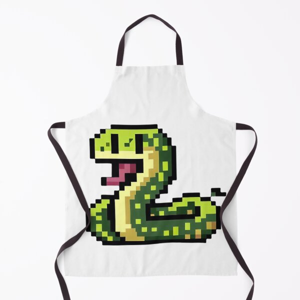 Item preview, Happy snake pixel art designed and sold by PexelBoi.