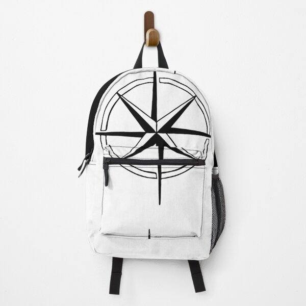 Item preview, Vector Compass - TRAVEL Collection - Black and White designed and sold by noirnoire.