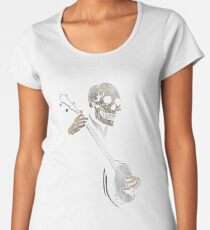 Camiseta premium de cuello ancho Skullboys 'Banjo Blues