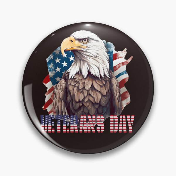 Item preview, Bald eagle on Veterans Day designed and sold by inkStyleMDQ.