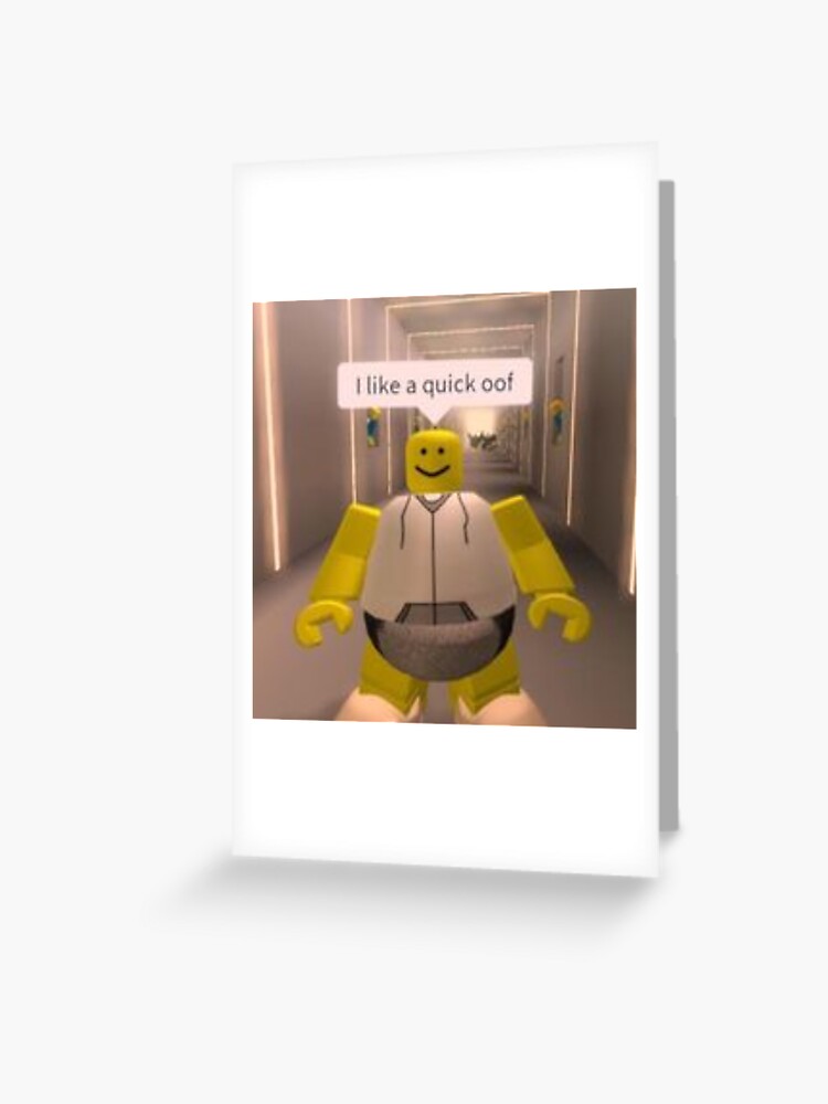 Roblox Meme Greeting Cards for Sale