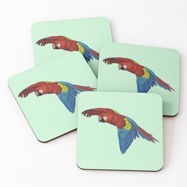 Item preview, Macaw in Flight designed and sold by spamrice.