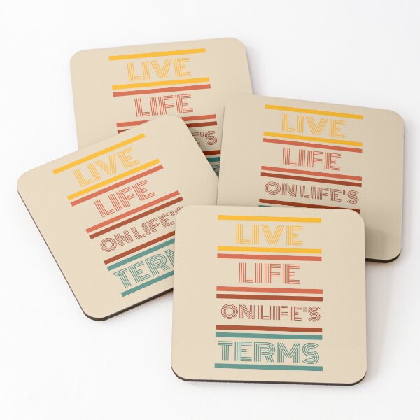 Item preview, Live Life On Life's Terms designed and sold by MiracleROLArt.