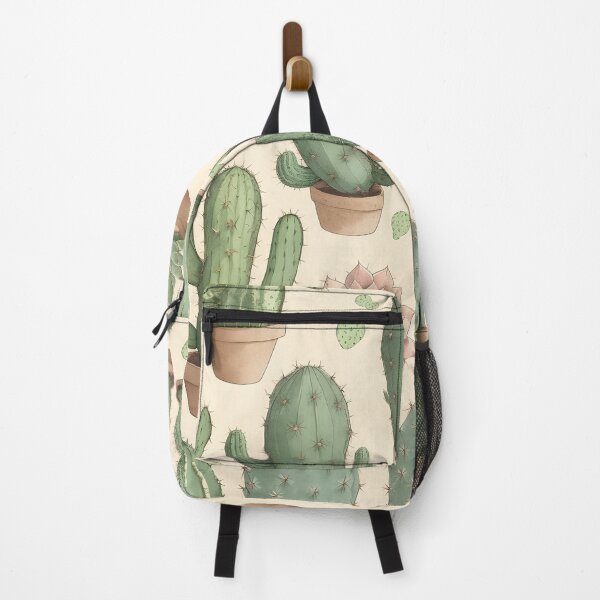 Item preview, Coussin Cactus Design Watercolor Potted Plants designed and sold by YBsahadow.