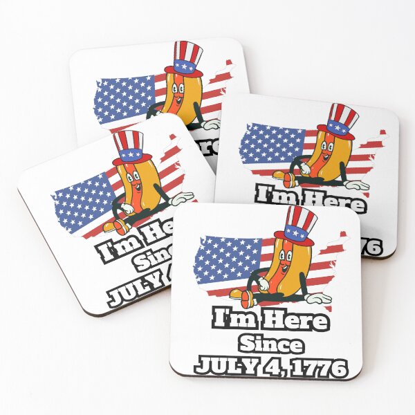 Item preview, I Am Here Since 4th of July designed and sold by ShopULove.