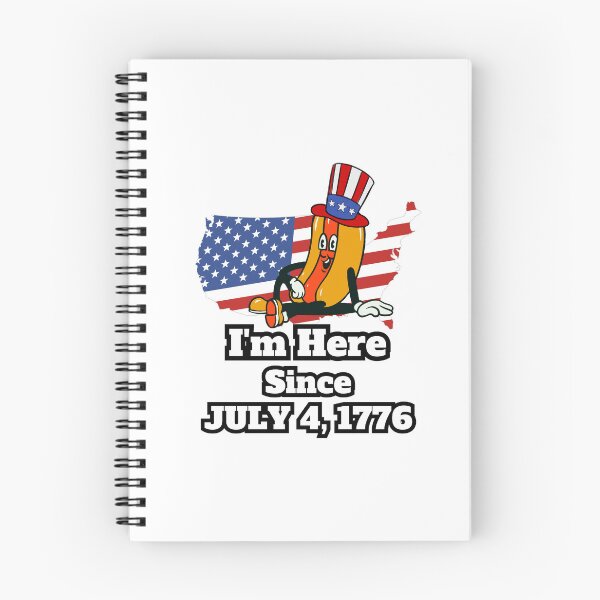 Item preview, I Am Here Since 4th of July designed and sold by ShopULove.