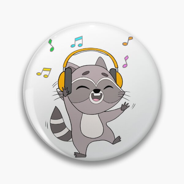 Item preview, Dancing Raccoon! designed and sold by IdinDesignShop.