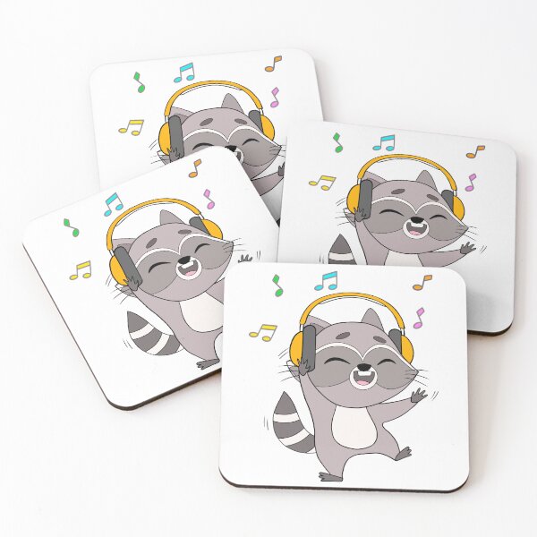 Item preview, Dancing Raccoon! designed and sold by IdinDesignShop.