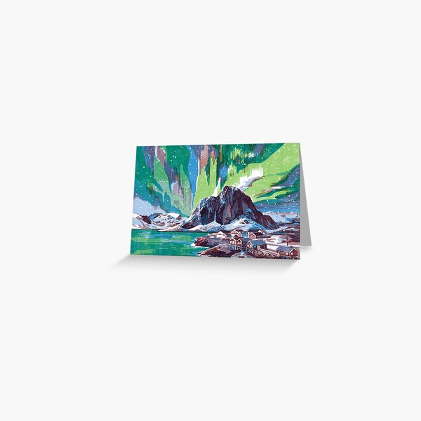 Lofoten islands Greeting Card
