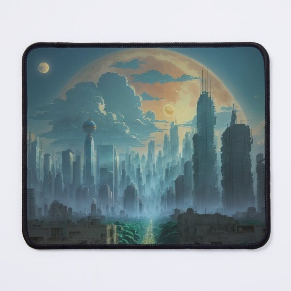 Item preview, FJP0096 - Futuristic City and Exoplanet designed and sold by Futuriddle.