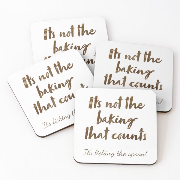Item preview, It's Not The Baking That Counts... - 'Chocolate' Text designed and sold by Sketchypenface.