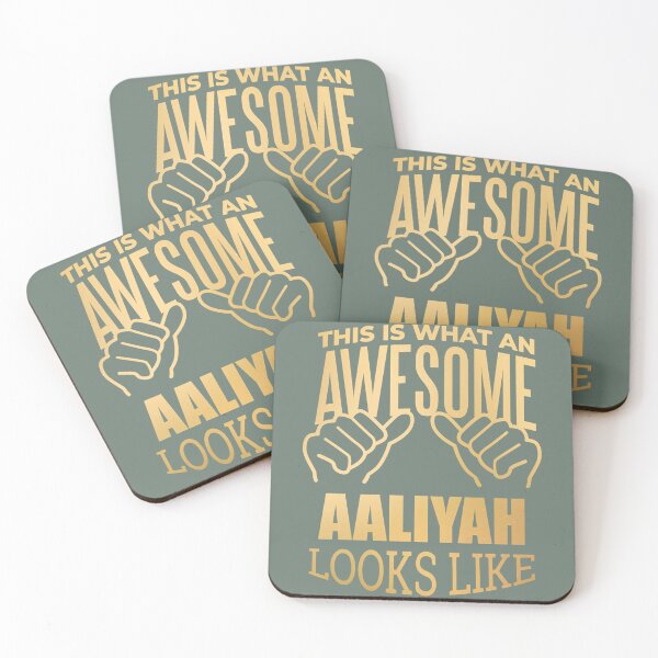 Item preview, This Is What An Awesome Aaliyah Looks Like in Gold designed and sold by KathleeneKemp.