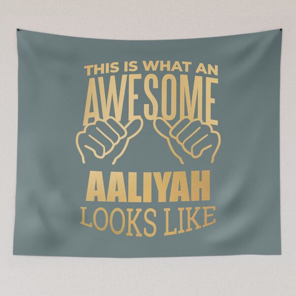 Item preview, This Is What An Awesome Aaliyah Looks Like in Gold designed and sold by KathleeneKemp.