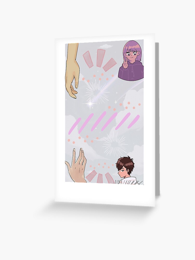 Anime Couple Greeting Cards for Sale