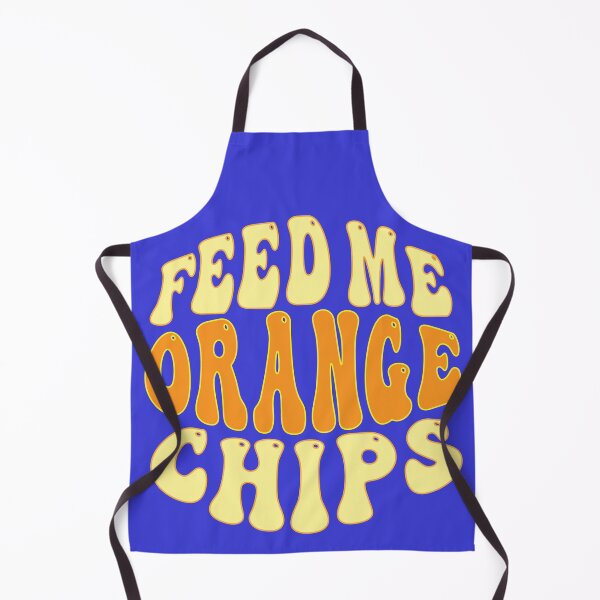 Item preview, Feed Me Orange Chips, West Midlands Chip Shop Battered Chips designed and sold by Surfer Dave Designs.
