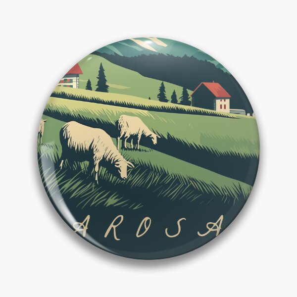 Item preview, Arosa, Switzerland, Poster designed and sold by BokeeLee.