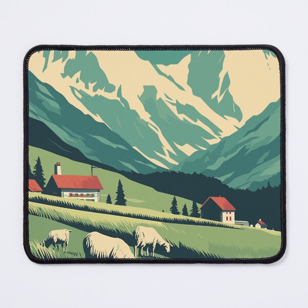 Item preview, Arosa, Switzerland, Poster designed and sold by BokeeLee.