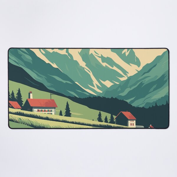 Item preview, Arosa, Switzerland, Poster designed and sold by BokeeLee.