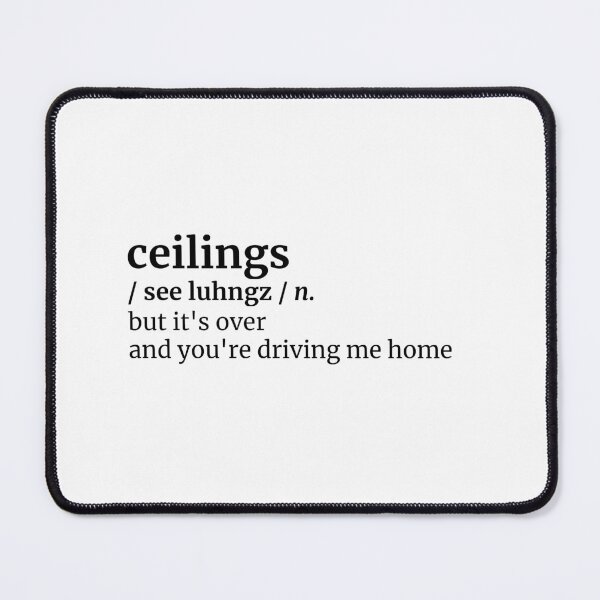 Item preview, Lizzy McAlpine Ceilings Aesthetic Lyrics Song Quote Sticker designed and sold by Dovelynnn.
