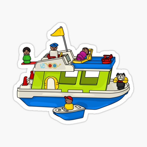 Item preview, Little Play Family Houseboat  designed and sold by Unhinged Heather.