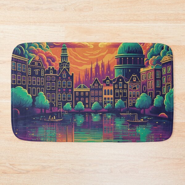 Artikelvorschau, Trippy Amsterdam, Poster entworfen und verkauft von BokeeLee.