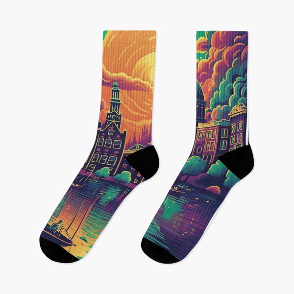 Artikelvorschau, Trippy Amsterdam, Poster entworfen und verkauft von BokeeLee.