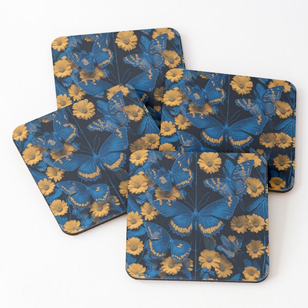 Item preview, Exploring the Enchanting Realm of Op Art with Chamomiles and Butterflies designed and sold by AmazingLab.
