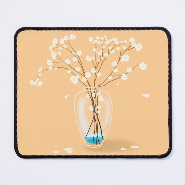Item preview, White flower vase minimal style designed and sold by Tortoon13.