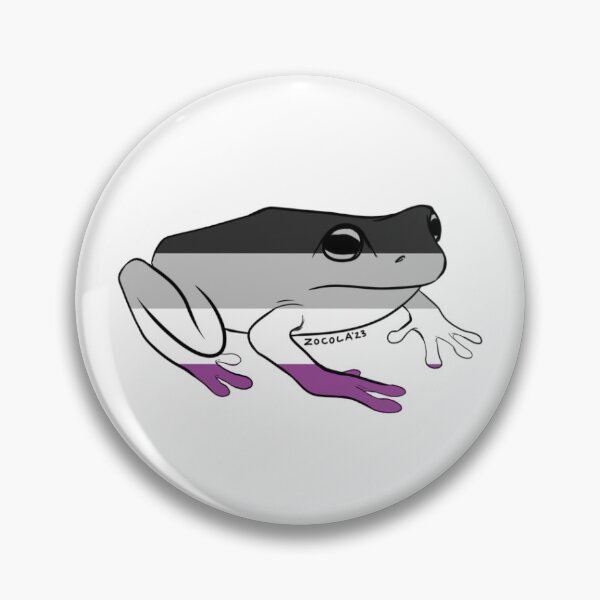 Item preview, Rana del orgullo asexual (sin texto) designed and sold by zocola.