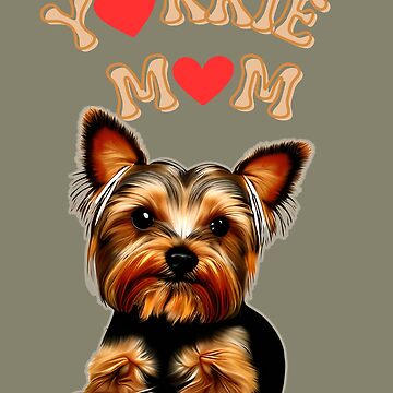 Artwork thumbnail, Yorkie Mom by MugsAndDuds