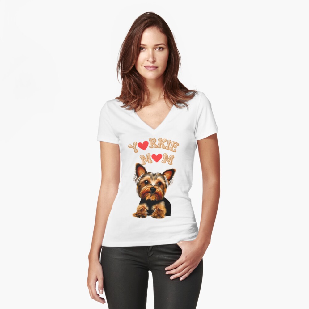 Item preview, Fitted V-Neck T-Shirt designed and sold by MugsAndDuds.