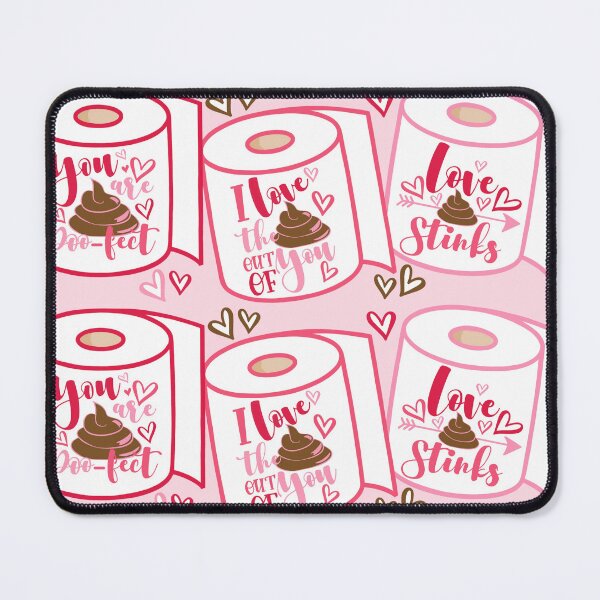 Item preview, Valentine loo rolls designed and sold by HeckaDoodleDo.