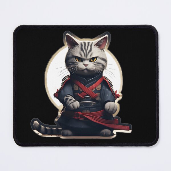 Item preview, Japanese Samurai Cat ninja designed and sold by ArtHideaway.