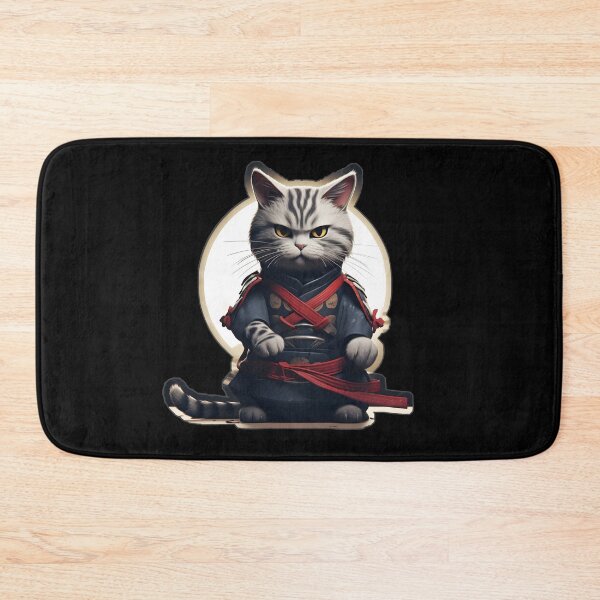 Item preview, Japanese Samurai Cat ninja designed and sold by ArtHideaway.