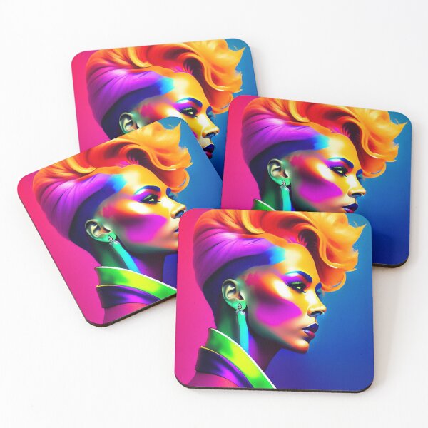 Item preview, woman with colored hair designed and sold by Elobrdn.