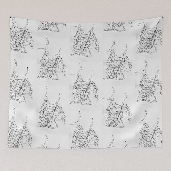 Item preview, Thailand - roof details from the Marble Temple designed and sold by James Lewis Hamilton.