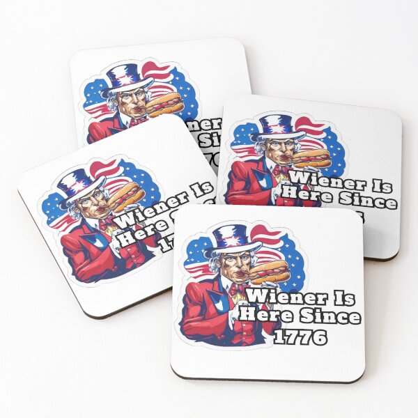 Item preview, Wiener Is Here, 4th of July designed and sold by ShopULove.