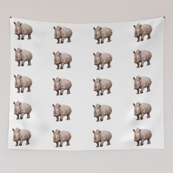 Item preview, African White Rhino Coming at ya without background  designed and sold by JulieAnnPix.