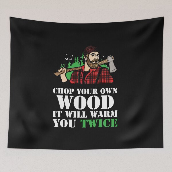 Item preview, Chop Your Won Wood Tree Surgeon / Logger / Chainsaw / Arborist  designed and sold by Tee Hub.