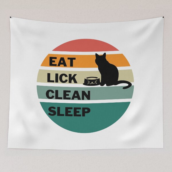 Item preview, The Cat's Daily Routine designed and sold by Designfs.