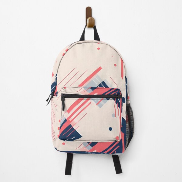 Item preview, Like a Droid 2, minimalist tech pattern, clean tech paneling, navy, blue, pink hue, beige, robots and technology. designed and sold by FoxRobinRabbit.