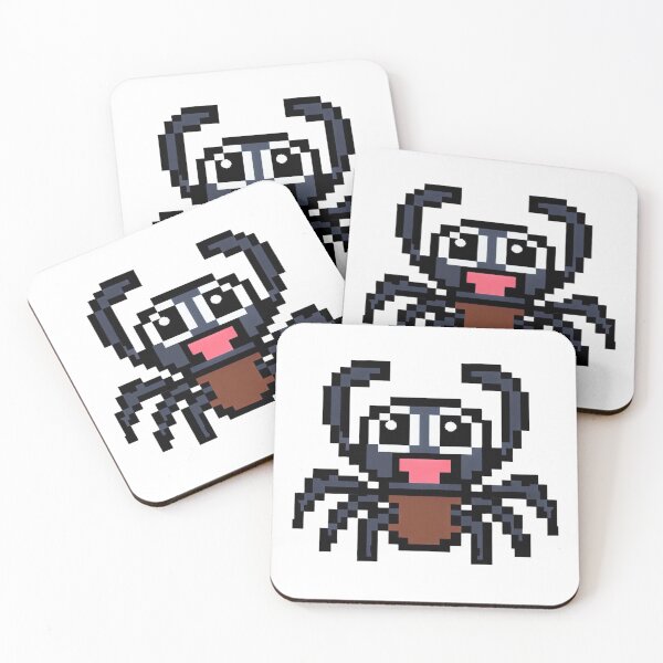 Item preview, Happy spider pixel art designed and sold by PexelBoi.