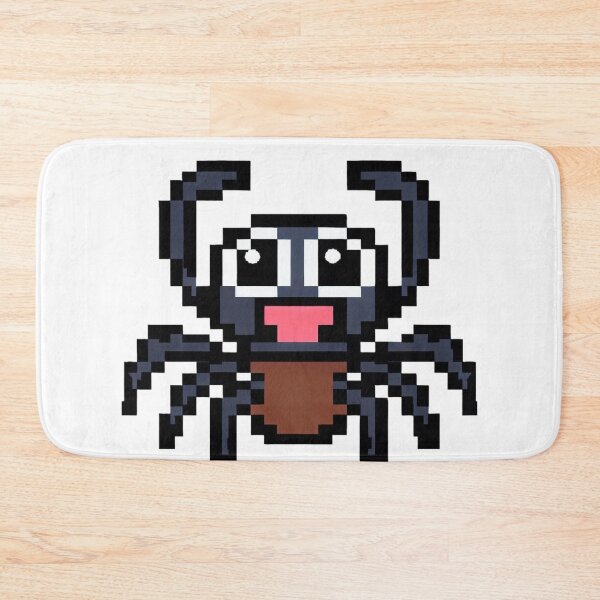 Item preview, Happy spider pixel art designed and sold by PexelBoi.